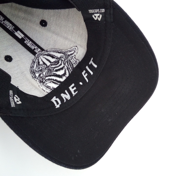 Georgia Bulldogs One Fit Large Towcaps.com Black Cap Hat One Size Fits All - Picture 6 of 13